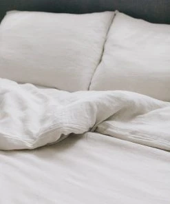 Creative Women Home Goods Natural Chambray Linen Duvet Cover Set 4 Creative Women Home Goods Natural Chambray Linen Duvet Cover Set