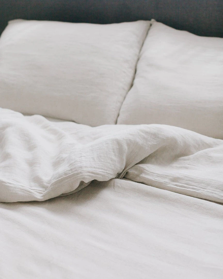 Creative Women Home Goods Natural Chambray Linen Duvet Cover Set Creative Women Home Goods Natural Chambray Linen Duvet Cover Set