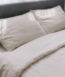 Creative Women Home Goods Natural Chambray Linen Duvet Cover Set 3 Creative Women Home Goods Natural Chambray Linen Duvet Cover Set