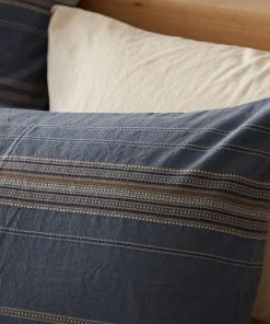 Coyuchi Lobos Sham - Azure / Indigo