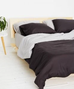 Looma Home Goods Duvet Set - Charcoal