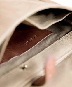 Nisolo Loreto Messenger Bag - Waxed Canvas