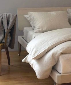 Area Home Louie Linen Duvet Cover - Natural Home Goods