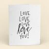 Cute Root Love Love Love Plantable Cards - 10 Pack Greeting Cards