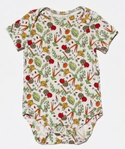 Lucky Bug Clothing Baby's Essential Bamboo Veggie Garden Onesie Kids' + Baby
