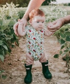 Lucky Bug Clothing Baby's Essential Bamboo Veggie Garden Onesie Kids' + Baby