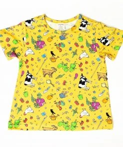 Lucky Bug Clothing Kid's Farm Play Bamboo T-Shirt Kids' + Baby