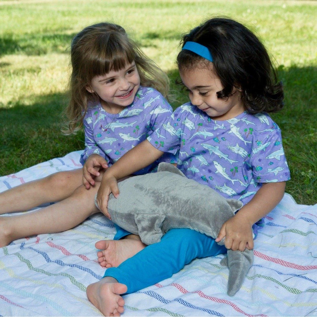 Lucky Bug Clothing Kids' Lemon Shark Bamboo Play T-Shirt Lucky Bug Clothing Kids' Lemon Shark Bamboo Play T-Shirt