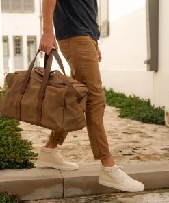Nisolo Luis Weekender - Waxed Canvas Accessories