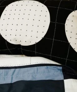 Anchal Lunar Dot Lumbar Pillow - Charcoal 11 Anchal Lunar Dot Lumbar Pillow - Charcoal