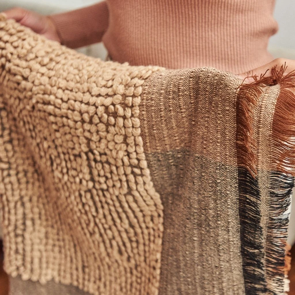 Studio Variously Home Goods Macaroon Merino Wool Throw Blanket Studio Variously Home Goods Macaroon Merino Wool Throw Blanket