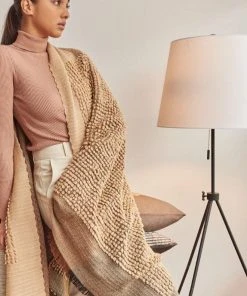 Studio Variously Home Goods Macaroon Merino Wool Throw Blanket 2 Studio Variously Home Goods Macaroon Merino Wool Throw Blanket