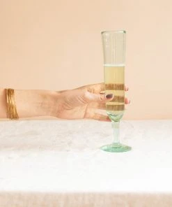 Magda Made Best Sellers Recycled Glass Champagne Flutes 5 Magda Made Best Sellers Recycled Glass Champagne Flutes