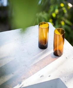 Magda Made Kitchen + Dining Tall Recycled Glass Set 1 Magda Made Kitchen + Dining Tall Recycled Glass Set