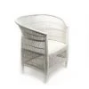 Mbare Furniture Malawi Cane Chair - White