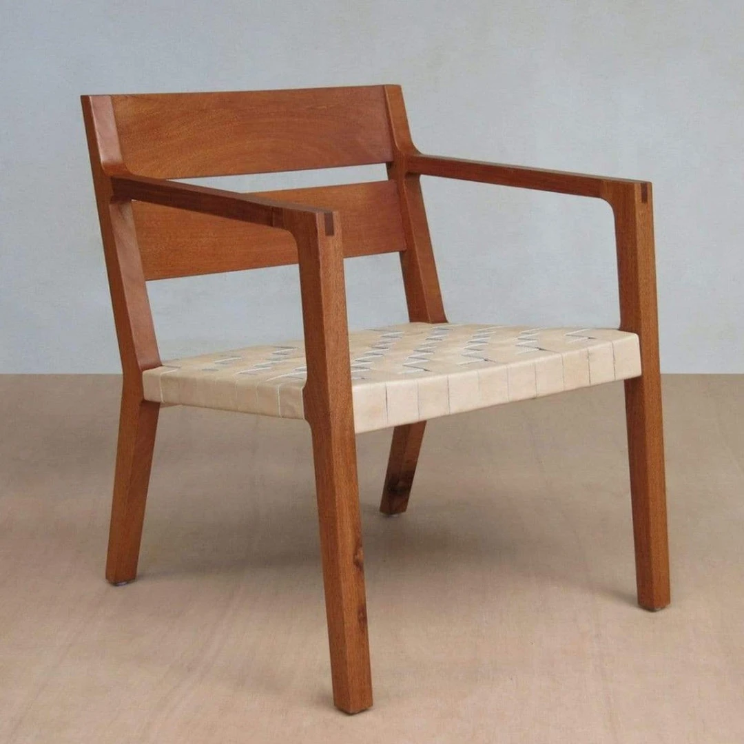 Masaya & Co. Handcrafted Managua Leather Arm Chair Masaya & Co. Handcrafted Managua Leather Arm Chair