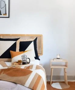 Made Trade Home Goods Marianne Square Wool Throw Black Pillow Cover - SAMPLE SALE