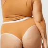Mary Young High Waist Bamboo Thong - Caramel Underwear + Bras