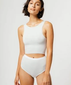 Mary Young High Waist Bamboo Thong - Concrete Sustainable Materials