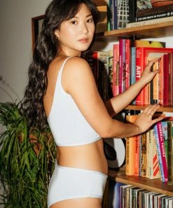 Mary Young Moana Bamboo Hip Bikini Underwear - Sky Blue Underwear + Bras 2 Mary Young Moana Bamboo Hip Bikini Underwear - Sky Blue Underwear + Bras