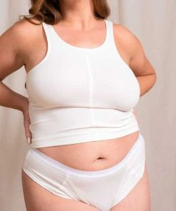 Mary Young Underwear + Bras Ryder Bamboo Brief Underwear - Cream