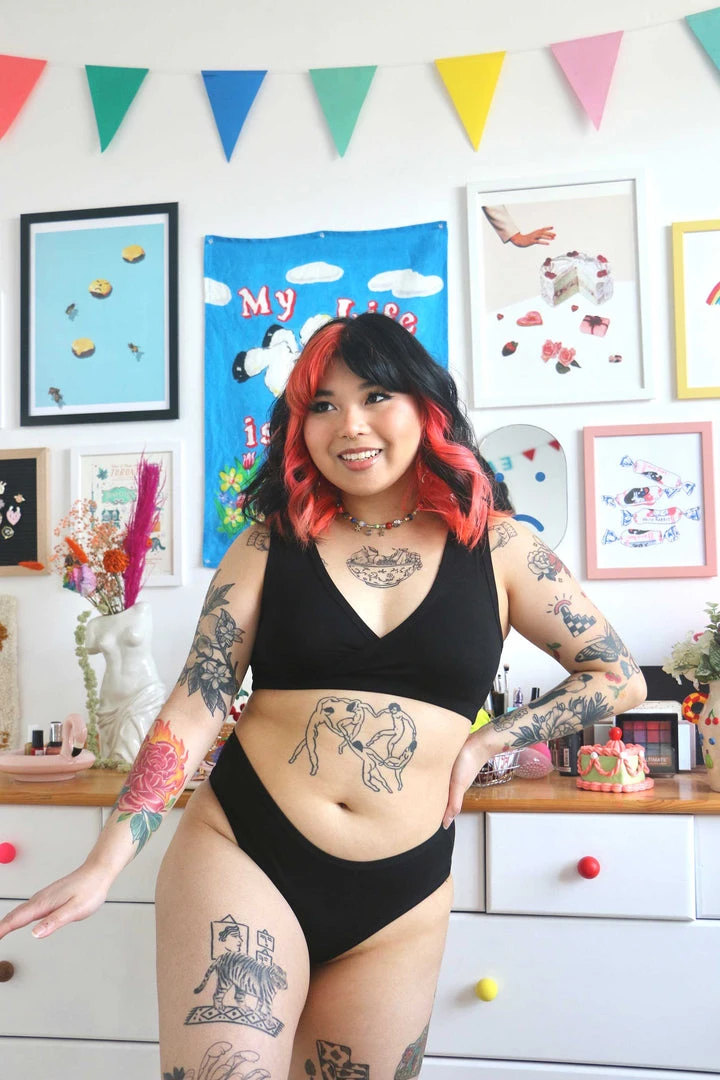 Mary Young Underwear + Bras Sora Bamboo Bra - Black Mary Young Underwear + Bras Sora Bamboo Bra - Black