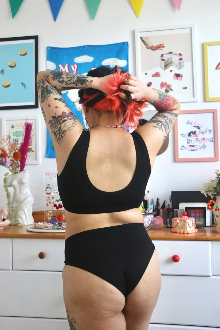 Mary Young Underwear + Bras Sora Bamboo Bra - Black Mary Young Underwear + Bras Sora Bamboo Bra - Black