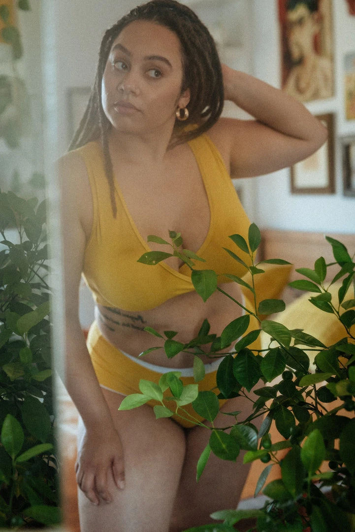 Mary Young Underwear + Bras Sora Bamboo Bra - Citrine Mary Young Underwear + Bras Sora Bamboo Bra - Citrine