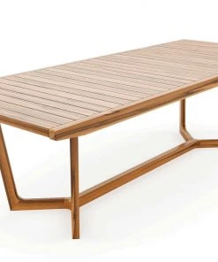 Masaya & Co. Furniture Casares Teak Dining Table With Slatted Top