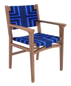 Masaya & Co. Chontales Arm Chair - Midnight Blue Pattern 12 Masaya & Co. Chontales Arm Chair - Midnight Blue Pattern