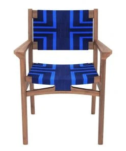 Masaya & Co. Chontales Arm Chair - Midnight Blue Pattern 4 Masaya & Co. Chontales Arm Chair - Midnight Blue Pattern