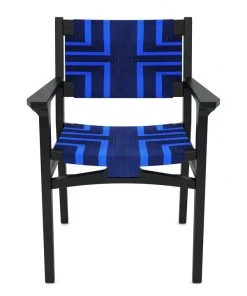 Masaya & Co. Chontales Arm Chair - Midnight Blue Pattern 9 Masaya & Co. Chontales Arm Chair - Midnight Blue Pattern