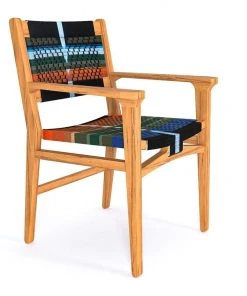 Masaya & Co. Chontales Arm Chair - Mot Mot Pattern