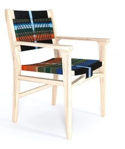 Masaya & Co. Chontales Arm Chair - Mot Mot Pattern
