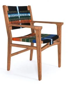 Masaya & Co. Chontales Arm Chair - Mot Mot Pattern