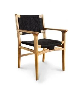 Masaya & Co. Chontales Arm Chair - Solid Black Furniture