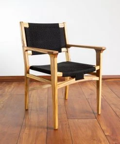 Masaya & Co. Chontales Arm Chair - Solid Black Furniture