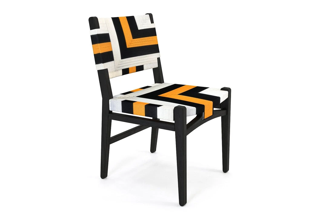 Masaya & Co. Furniture Chontales Dining Chair - Queen Bee Pattern Masaya & Co. Furniture Chontales Dining Chair - Queen Bee Pattern
