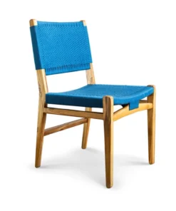 Masaya & Co. Chontales Dining Chair - Solid Azulina