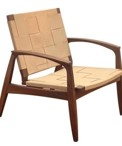 Masaya & Co. Diria Leather Arm Chair Furniture