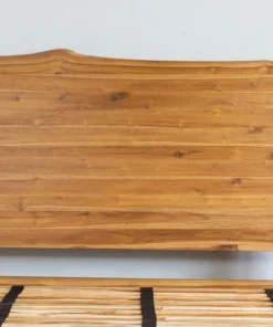 Masaya & Co. Gavilana Live Edge Teak Bed Furniture