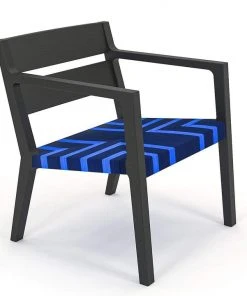 Masaya & Co. Managua Arm Chair - Midnight Blue Pattern Furniture 4 Masaya & Co. Managua Arm Chair - Midnight Blue Pattern Furniture