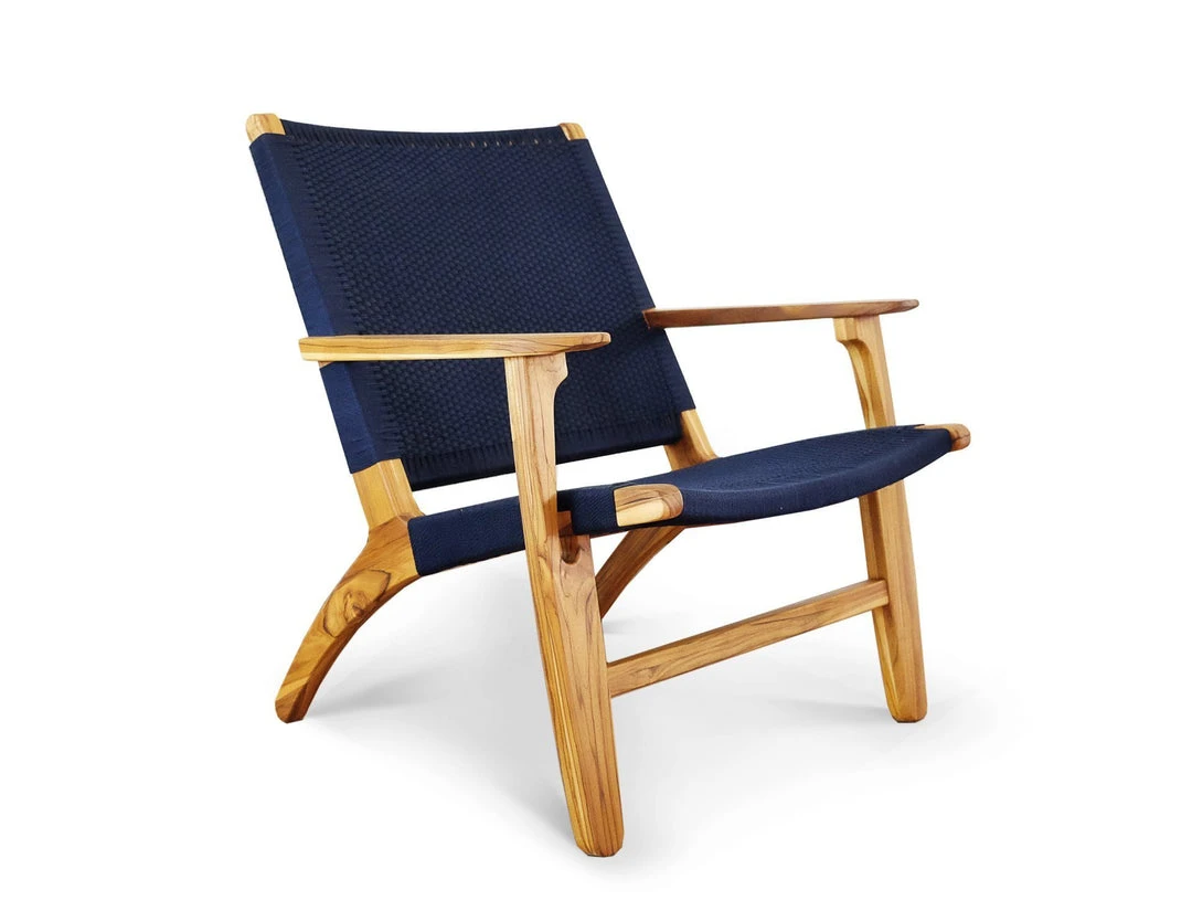 Masaya & Co. Abuelo Manila Arm Chair - Navy Furniture 2 Masaya & Co. Abuelo Manila Arm Chair - Navy Furniture