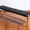 Masaya & Co. Furniture Masaya Leather Bench - Black