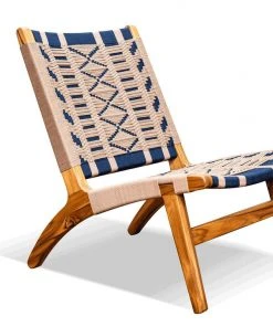 Masaya & Co. Masaya Manila Lounge Chair - Roots Pattern