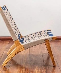 Masaya & Co. Masaya Manila Lounge Chair - Roots Pattern