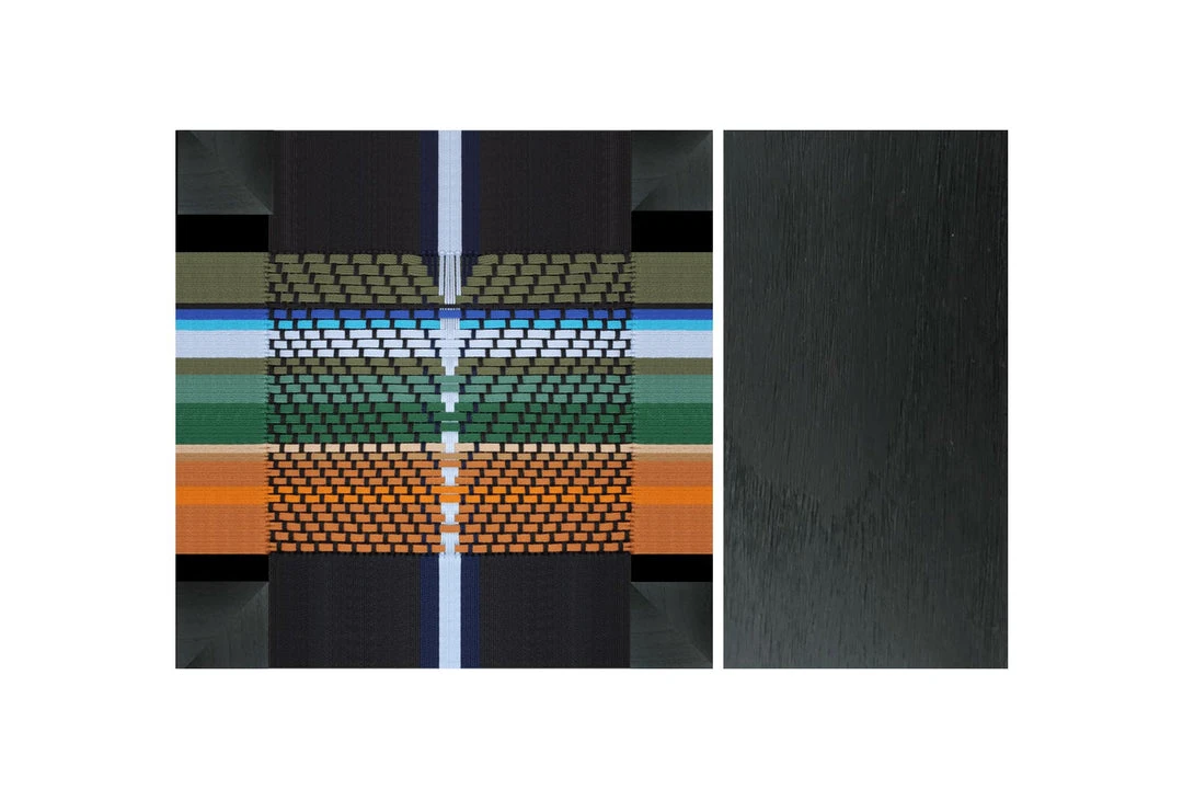 Masaya & Co. Masaya Manila Ottoman - Mot Mot Pattern Masaya & Co. Masaya Manila Ottoman - Mot Mot Pattern