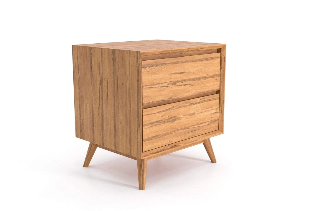 Masaya & Co. Mid Century Two Drawer Side Table / Nightstand 9 Masaya & Co. Mid Century Two Drawer Side Table / Nightstand