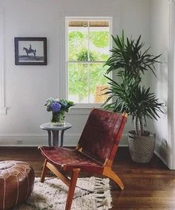 Masaya & Co. Furniture Masaya Leather Lounge Chair