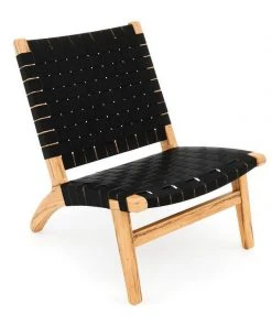 Masaya & Co. Furniture Masaya Leather Lounge Chair